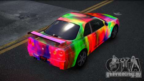 Nissan Skyline R34 Conia S14 для GTA 4