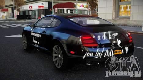 Bentley Continental GT Vinchson S4 для GTA 4