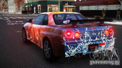 Nissan Skyline R34 Conia S10 для GTA 4