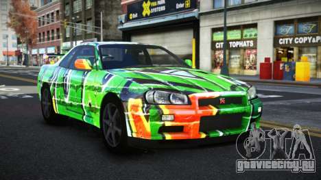 Nissan Skyline R34 Conia S1 для GTA 4