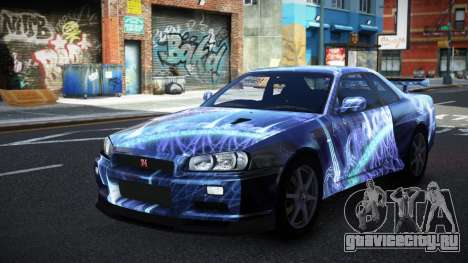 Nissan Skyline R34 Conia S3 для GTA 4
