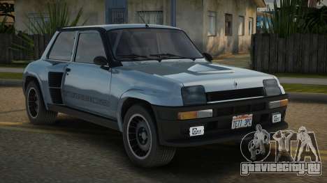 Renault 5 Turbo RogX для GTA San Andreas
