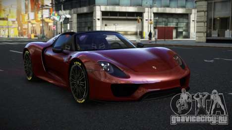 Porsche 918 Cormujejo для GTA 4