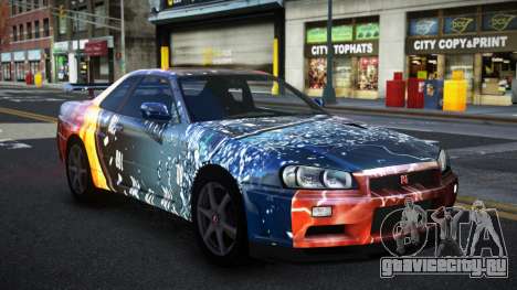 Nissan Skyline R34 Conia S10 для GTA 4