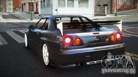 Nissan Skyline R34 Hustek для GTA 4