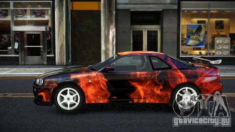 Nissan Skyline R34 Ganleen S9 для GTA 4