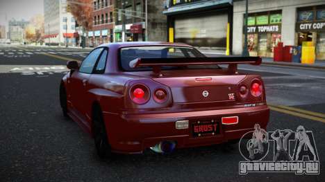 Nissan Skyline R34 Nuhxufi для GTA 4