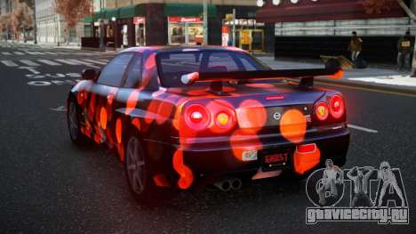 Nissan Skyline R34 Conia S6 для GTA 4