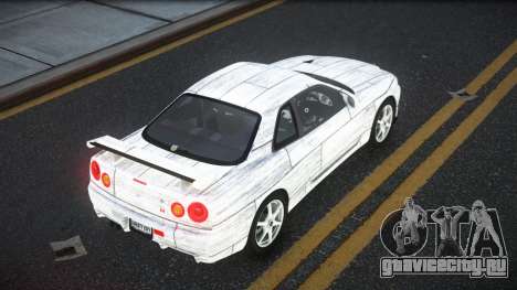 Nissan Skyline R34 Ganleen S1 для GTA 4