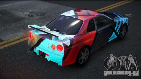 Nissan Skyline R34 Conia S9 для GTA 4