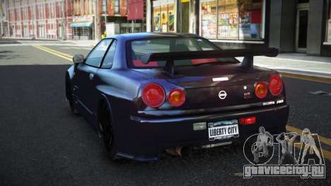 Nissan Skyline R34 Daklemire для GTA 4