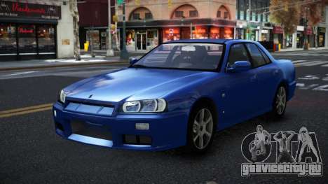 Nissan Skyline R34 Saxerasup для GTA 4