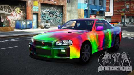 Nissan Skyline R34 Conia S14 для GTA 4
