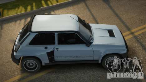 Renault 5 Turbo RogX для GTA San Andreas