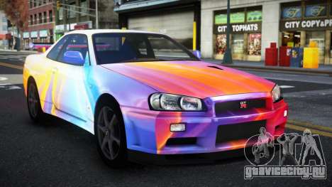 Nissan Skyline R34 Conia S8 для GTA 4