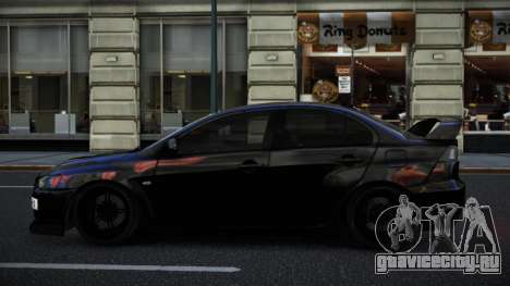 Mitsubishi Lancer Evolution X Tuwcig для GTA 4