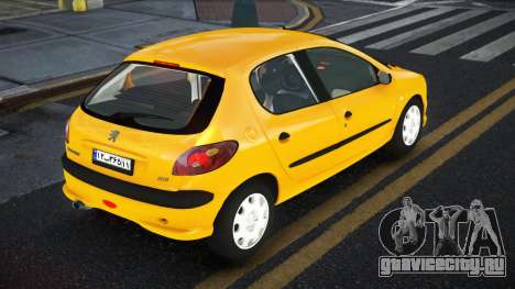 Peugeot 206 Jiwrod для GTA 4