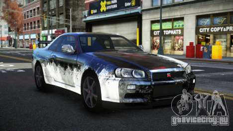 Nissan Skyline R34 Conia S5 для GTA 4