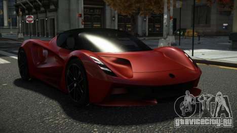 Lotus Evija Bafipefo для GTA 4