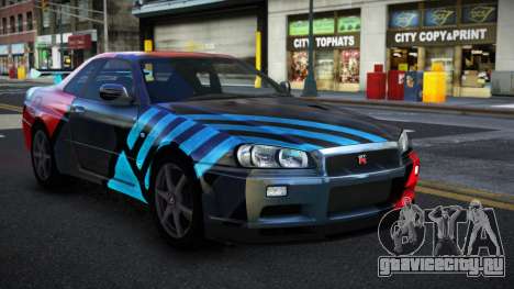 Nissan Skyline R34 Conia S9 для GTA 4