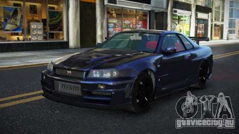 Nissan Skyline R34 Daklemire для GTA 4