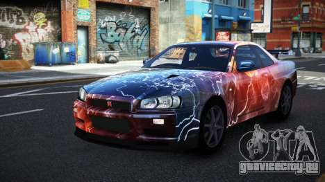 Nissan Skyline R34 Conia S10 для GTA 4