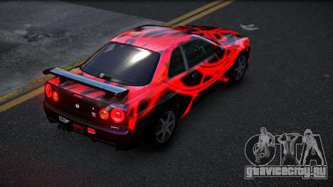 Nissan Skyline R34 Conia S12 для GTA 4