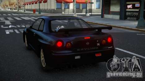 Nissan Skyline R34 Rakzik для GTA 4