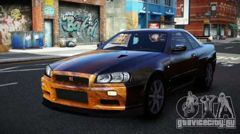 Nissan Skyline R34 Conia S7 для GTA 4