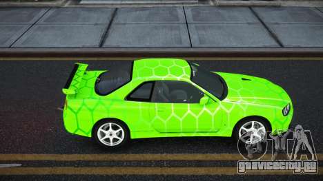 Nissan Skyline R34 Ganleen S8 для GTA 4