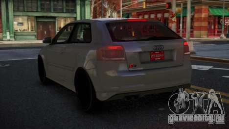 Audi S3 Vedvupuhe для GTA 4