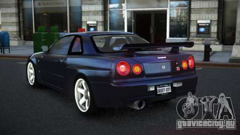 Nissan Skyline R34 Betkam для GTA 4