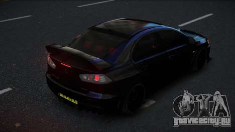 Mitsubishi Lancer Evolution X Tuwcig для GTA 4
