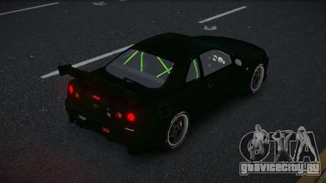 Nissan Skyline R34 Devyem для GTA 4