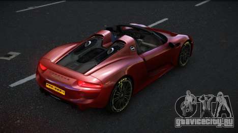 Porsche 918 Cormujejo для GTA 4