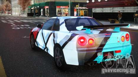 Nissan Skyline R34 Conia S9 для GTA 4