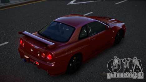Nissan Skyline R34 Nuhxufi для GTA 4