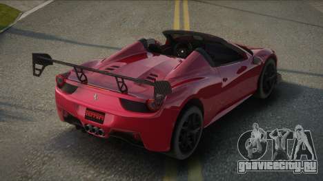 Ferrari 458 Jugany для GTA San Andreas