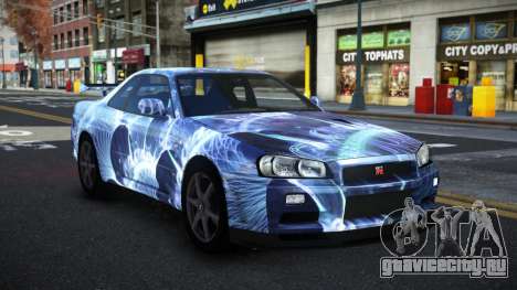 Nissan Skyline R34 Conia S3 для GTA 4