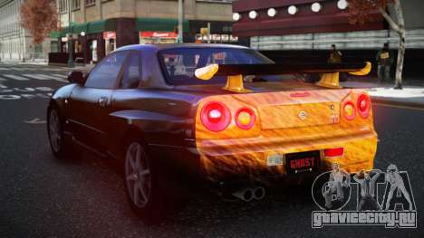 Nissan Skyline R34 Conia S7 для GTA 4