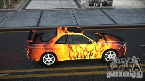 Nissan Skyline R34 Ganleen S14 для GTA 4