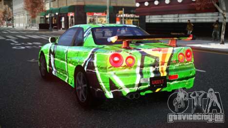 Nissan Skyline R34 Conia S1 для GTA 4