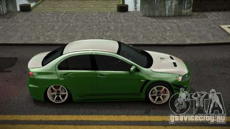 Mitsubishi Lancer Evolution X Ebaq для GTA 4