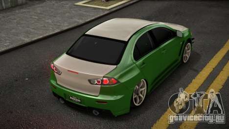 Mitsubishi Lancer Evolution X Ebaq для GTA 4
