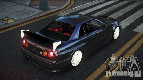 Nissan Skyline R34 Hustek для GTA 4
