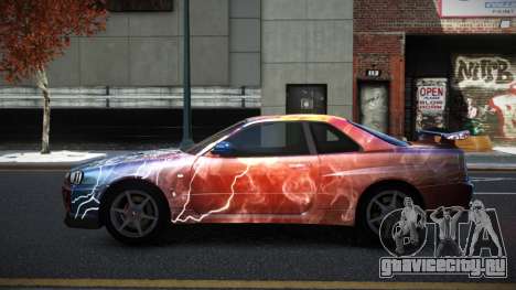 Nissan Skyline R34 Conia S10 для GTA 4