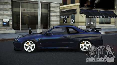 Nissan Skyline R34 Betkam для GTA 4