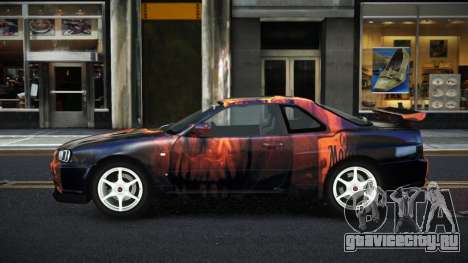 Nissan Skyline R34 Ganleen S14 для GTA 4