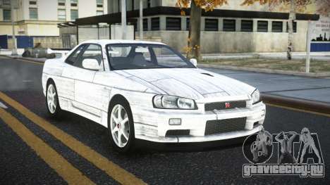 Nissan Skyline R34 Ganleen S1 для GTA 4