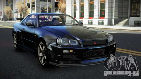Nissan Skyline R34 Qiuto для GTA 4